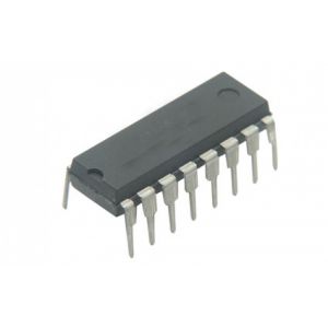 Circuito integrado TTL de 2 multiplexores de 4 entradas cada uno