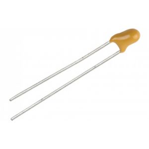 Condensador de tantalio, de 1 uF (micro Faradios) a 35 Volts