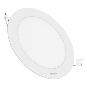 Panel de LED slim de luz fría, circular para plafón, de 12 Watts