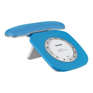 Teléfono retro inalámbrico Platinum DECT 6.0 color azul