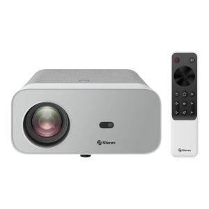 Proyector multimedia Full HD de 11 000 lm (300 ANSI lm) con función espejo, Bluetooth*, ajuste automático de enfoque y trapecio y sistema óptico sellado, gris