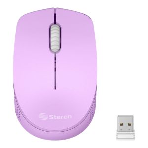 Mouse inalámbrico 1 200 DPI color violeta